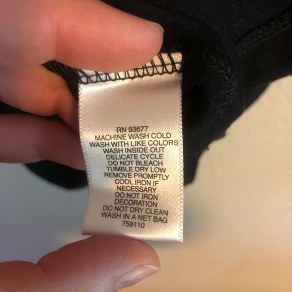 nwt Black Liz Claiborne Long Sleeved Shirt Size M - Picture 7 of 9